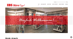 Desktop Screenshot of ibs-buerotipp.de